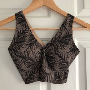 True and Co patterned bra